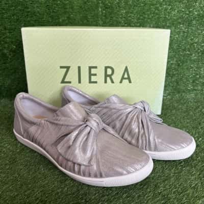 Ziera Daisy Rainy Day Balboa Silver Shoes Size 42