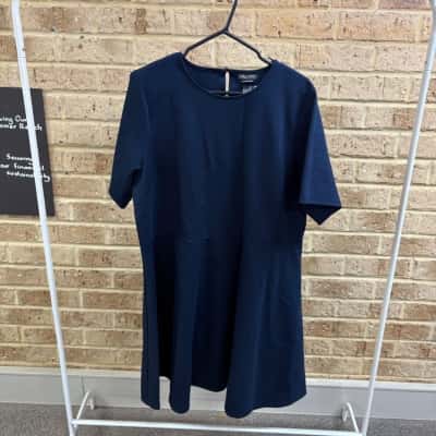 City Chic Womens navy DRESS CARILINE Size XL 