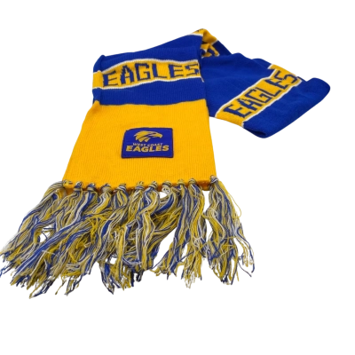 AFL Footy Scarf  West Coast Eagles 