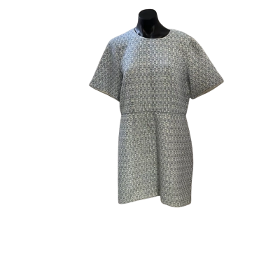 Forever New Womens  Size 16 Mini Dress Blue / Checked / White 