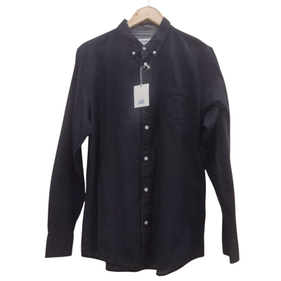 Just Jeans Mens Size M Business Shirt Black (3)