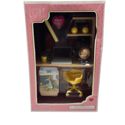 Lori Home Workspace Doll Furniture Set – New in Box! #LoriDolls #DollhouseFurniture #MiniaturePlay