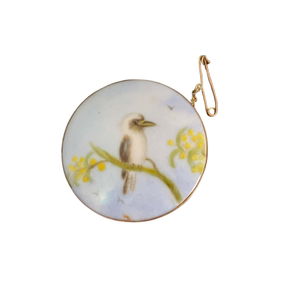  Women's Kookaburra Brooch Blue 