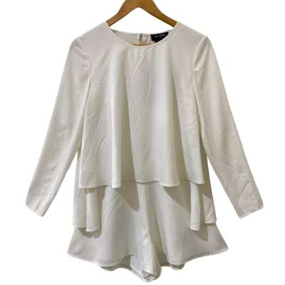 The Fifth Size XS Playsuit White 