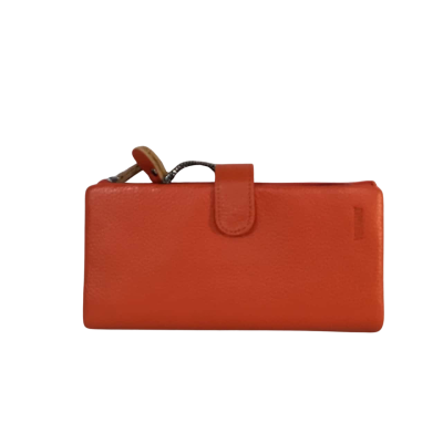 BN Vera May Australia Orange Patterned Wallet/ Purse Approx 19 x 10cm