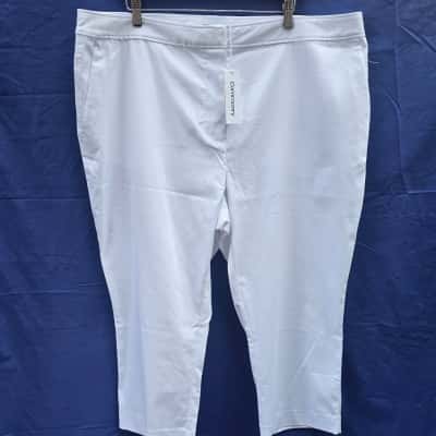 Commonry  Womens  Size 18 Capris Pants White 