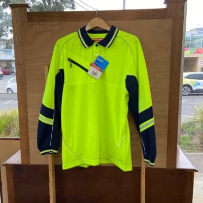 Hard Yakka Womens  Size 12 Long Sleeve Hi Vis Koolgear