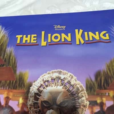 Disney Presents The Lion King Program