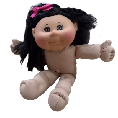 Cabbage Patch Doll Black her with pink bow 