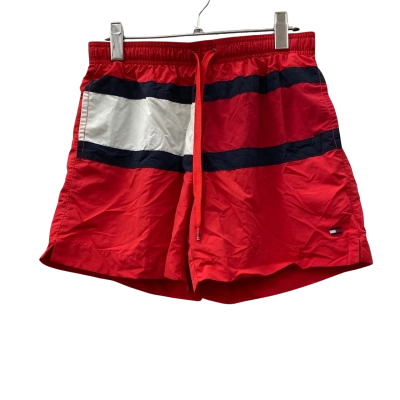 Tommy Hilfiger Mens  Size S Cargo Shorts Black  / Blue / Red / White 