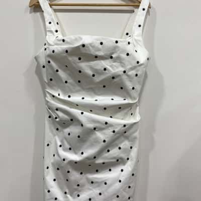 Witchery Womens  Size 10 Mini Dress / Party Dress / Sleeveless Dress  Black  / White 