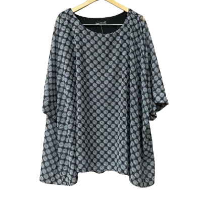 BNWT Autograph Womens Size 22 Black Short Sleeve Top   