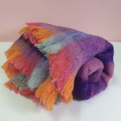 Vintage Creagaran Mohair Throw