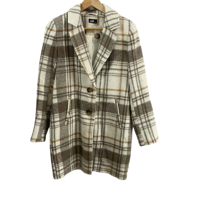 Dotti Womens  Size 10 Plaid Coat 
