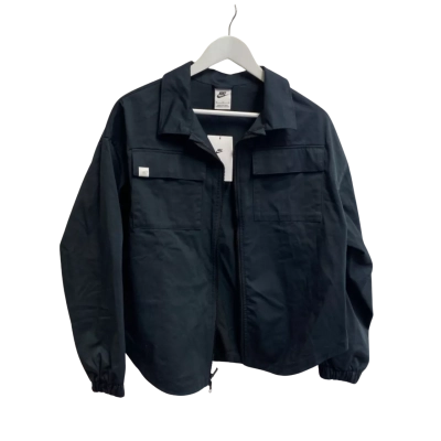 Nike Kids Black Front Zipper Jacket