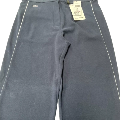 Lacoste slimline track pants in navy blue size 38