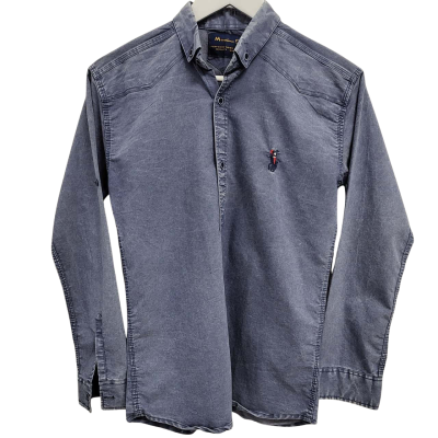  Womens  Size L Massimo Dutti Long-Sleeve Denim Shirt – Size L – Massimo Dutti