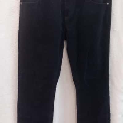 RB Sellars Womens  Size 12 Straight Leg Pants Navy Blue 