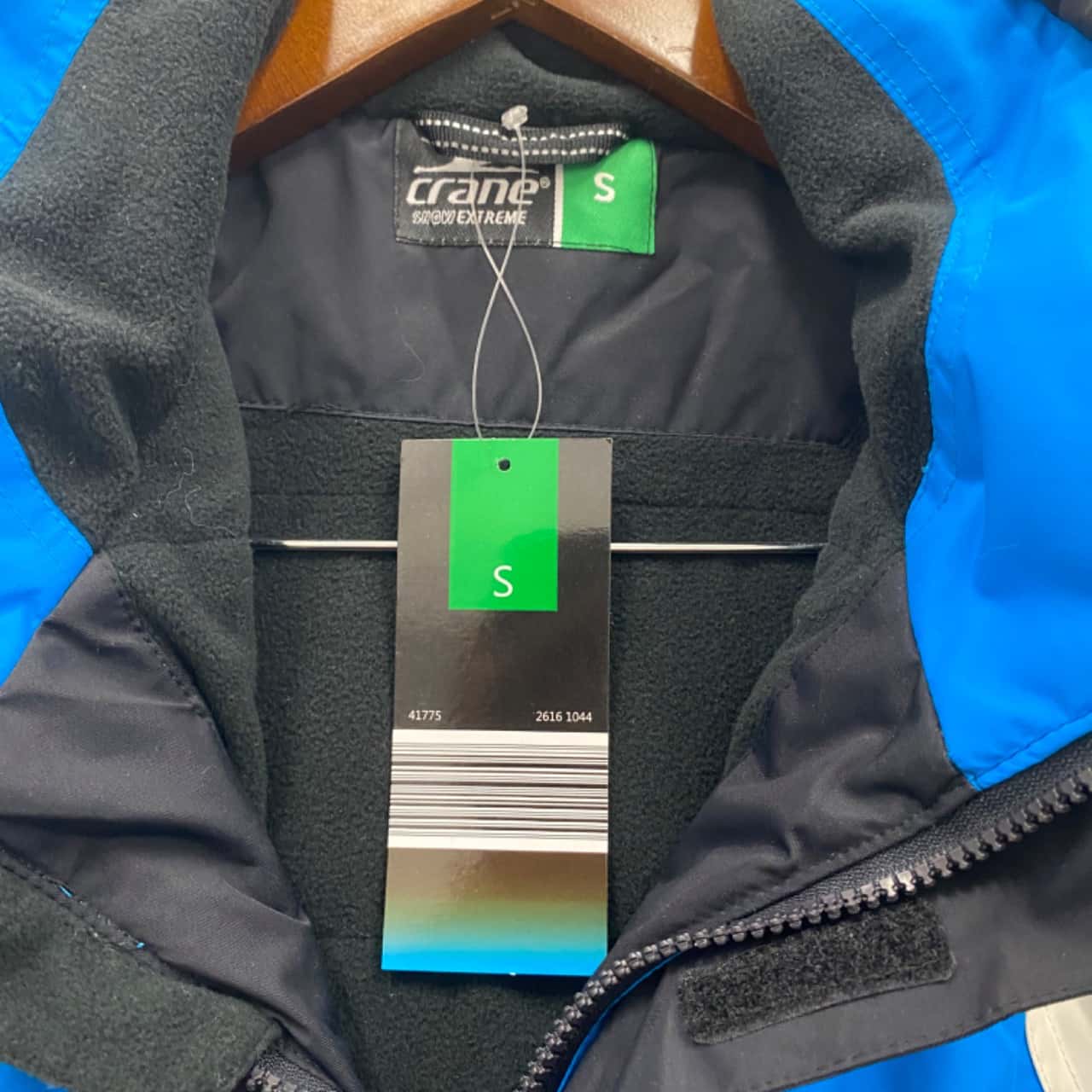 Crane Mens Ski Jacket Size S Black / Blue / White BNWT(s) - New With ...