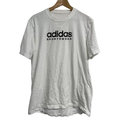 Adidas Mens Size L White T-Shirt