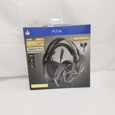 PS4 Gear Up Rig 500 Pro Headphones + Game Audio Dial