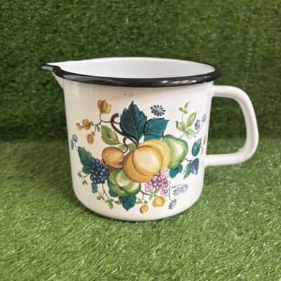 Vintage Baumann Enamel Jug From West Germany