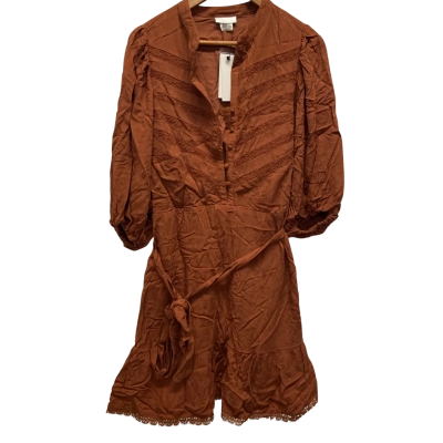 City Chic Womens  Size XS Long Sleeve Dress / Midi Dress Brown 