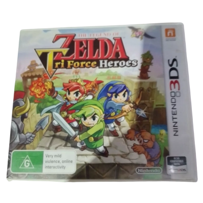 The legend of Zelda Tri Force Heroes 3DS Game Cartridge (2015)