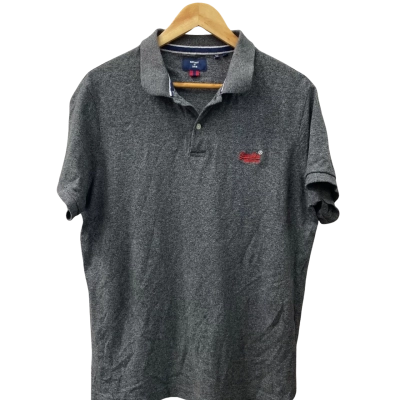 Superdry Mens  Size XXL Grey Polo shirt