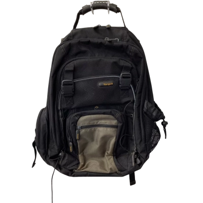  Mens Targus Black Multiple Pocket Laptop Backpack 