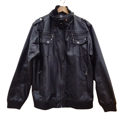 Hood Crew Mens Size XL Biker Black