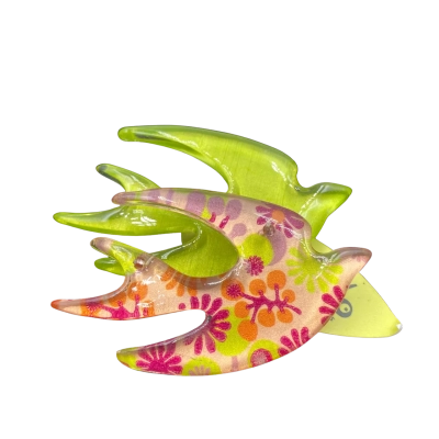  Womens Brooch Green / Multicoloured 