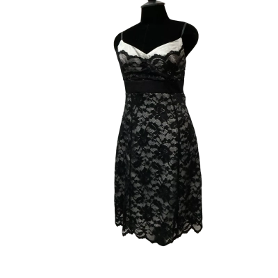 Target Limited Editions Size 12 Cocktail /Party Shoestring Strap Dress Black