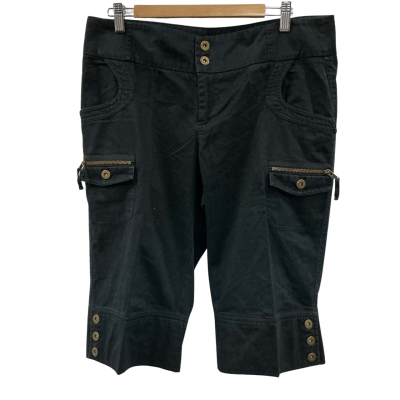 Garfunkle Womens Size 14 Shorts Black  