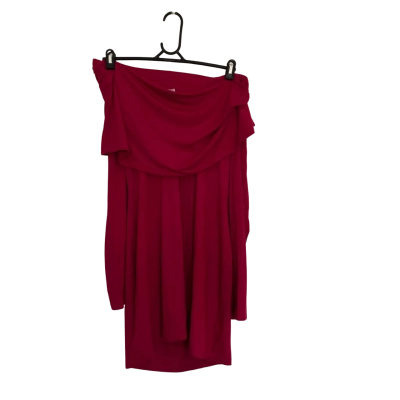 Womens  Size 14 Cocktail Dress / Off The Shoulder Dress Champagne 