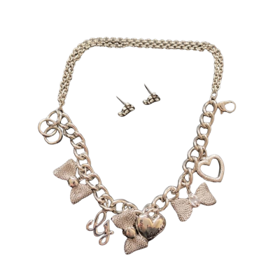 Guess Womens Bracelet / Earrings Silver 