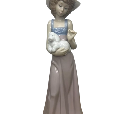 Nao by Lladro Pampered Poodle Porcelain Figurine No 1157 Made In Spain SU887