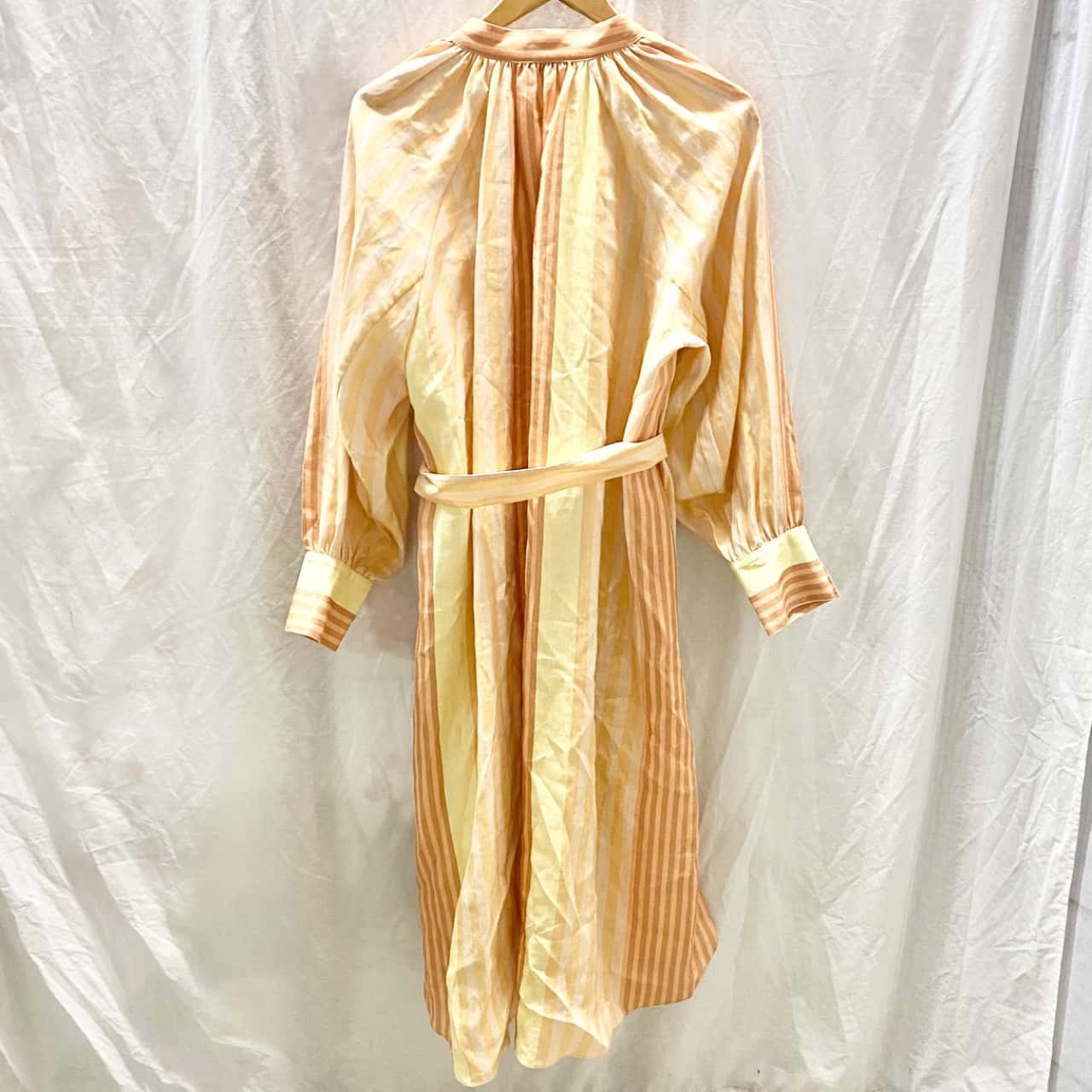 slim fit dress slacks Oriana Metallic Gold Foil Knit Maxi Dress main image 1