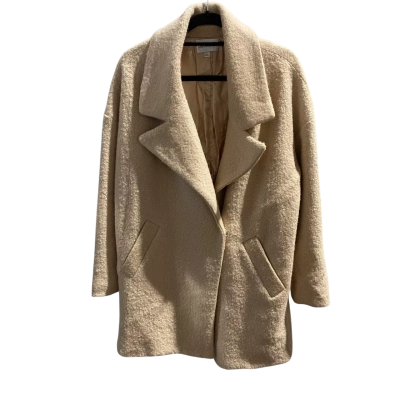 Oscar St  Womens  Size L Winter Coat Beige 