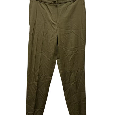 Massimo Dutti Womens  Size 40 Ankle Length Pants Olive 