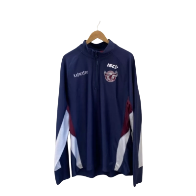 NRL Mens  Size XXXL Training Jacket Navy Blue Manly Warringah Sea Eagles