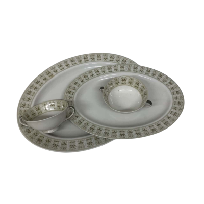 Royal Doulton 'Samarra' Set 4pcs/ English Transluscent China - Made in England