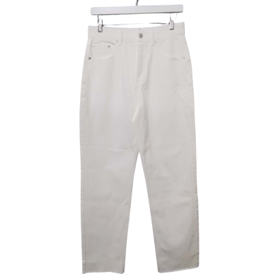 Meshki Womens Size 9 White Mom Jeans  