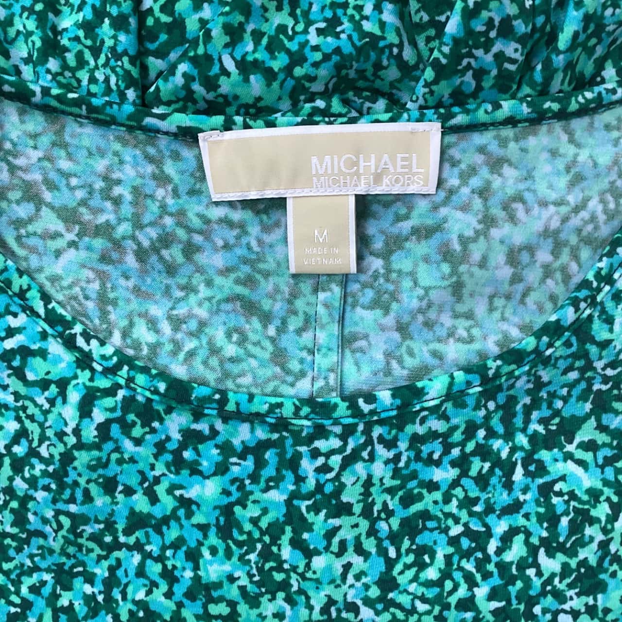 Michael Kors Womens Size M Long Sleeve / Midi Dress Green