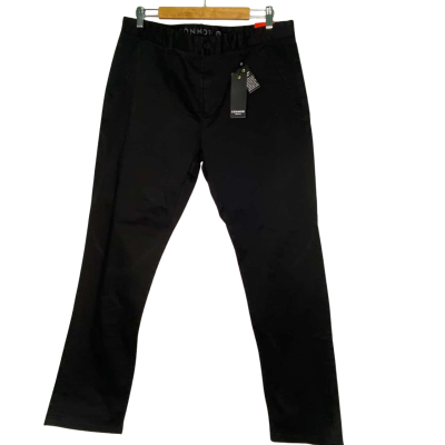 Connor Mens  Size 36 Straight Leg Pants Black  