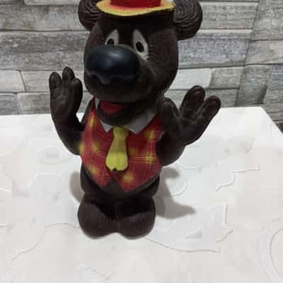 Humphrey Bear Rubber Squeaker Toy