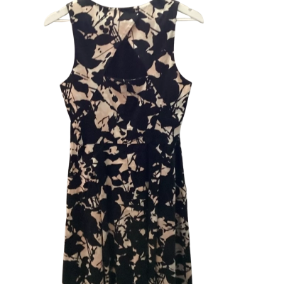 Veronica Maine Black and White Cocktail Dress Size 10 