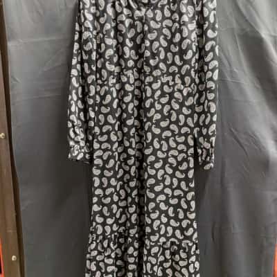 Seed Heritage Womens Size 10 Long Sleeve Maxi Dress