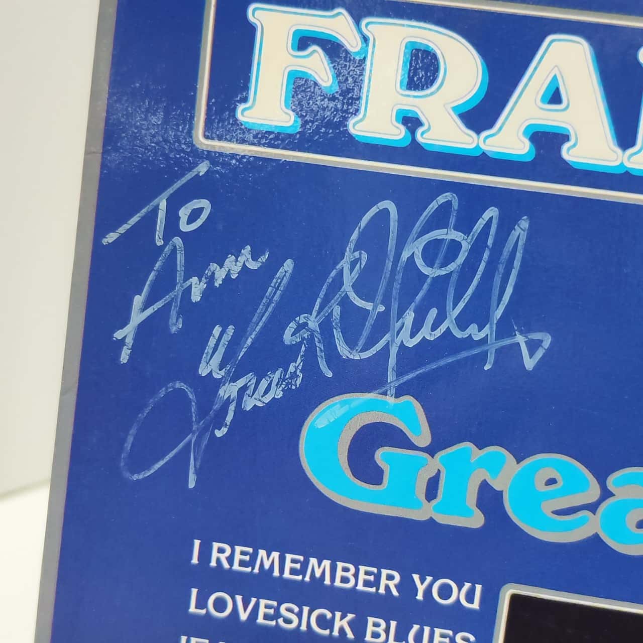 Ilfield SIGNED copy Frank Ifield 20 Greatest Hits Vinyl (s)