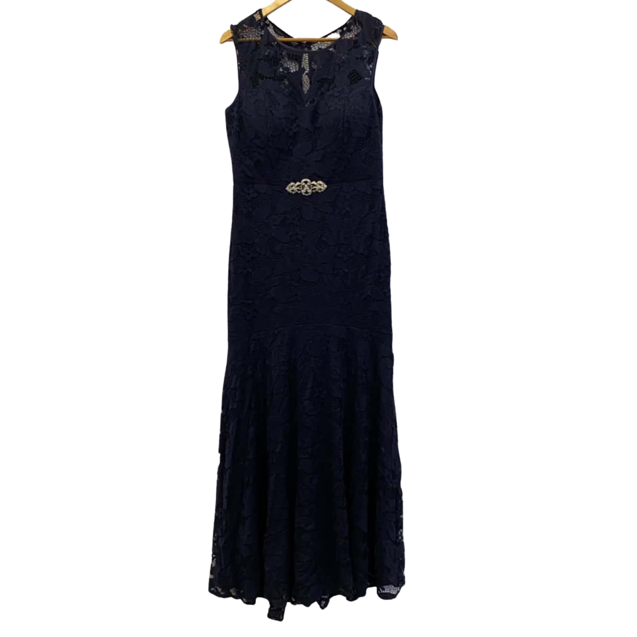 Mr K Womens Size 16 Lace Dress Navy Blue (s)